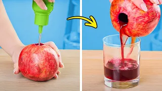 Modi unici per tagliare e sbucciare frutta e verdura! 🍅🔪