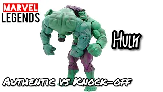 How to spot a KO/Bootleg Hasbro Marvel Legends Hulk from 2-pack with Valkyrie