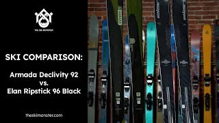 Ski Comparison: Armada Declivity 92 vs. Elan Ripstick Black 96