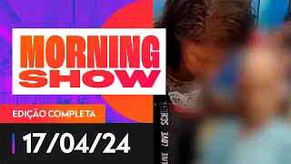 MULHER LEVA MORTO AO BANCO - MORNING SHOW - 17/04/2024