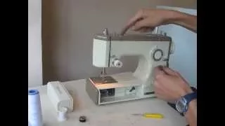 Privileg Compact NZZ 720 Nähmaschine Sewing machine Швейная машина  намотка нитки на шпульку