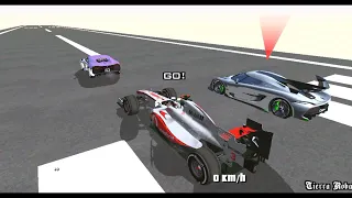 Formula 1 Vs Koenigsegg Jesko Vs Bugatti Chiron Drag Race 1 Mile