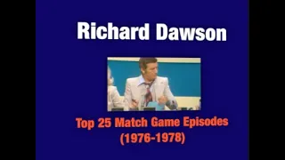 Richard Dawson Top 25 Match Game Episodes (1976-1978)