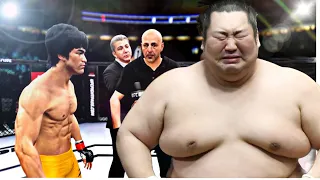Bruce Lee vs Old Sumo ( EA Sports UFC 4 ) wwe mma