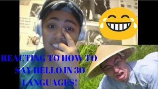 HOW TO SAY HELLO IN 30 LANGUAGES Reaction!