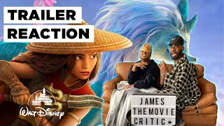 RAYA AND THE LAST DRAGON OFFICIAL TRAILER REACTION! JAMES AND CHYNNA WATCH! Best Disney Princess?