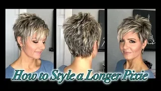 Hair Tutorial: Styling a Longer Pixie without Spikes!