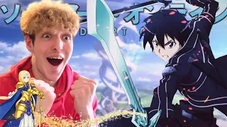 THE HYPE IS UNREAL!! | SWORD ART ONLINE Opening 1-10 [REACTION/REVIEW] Anime OP Reaction