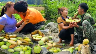 Harvesting the cucumber garden to sell at the market - Taking care of the garden | Linh's Life