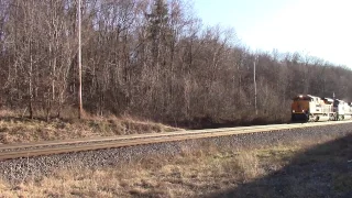 NS CNJ heritage unit #1071 leading train 20E at Enon Valley, PA