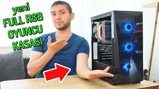 Full RGB Fanlarla Gelen Yeni Temperli Oyuncu Kasası DELTA RGB