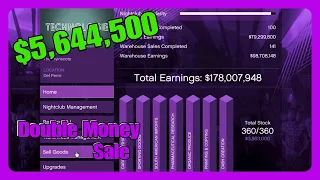 $5.6 Million Double Money Nightclub Sale - GTA V Online