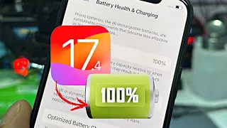 CAMBIO BATERIA IPHONE 12 iOS 17.4 - BATERIA 100%