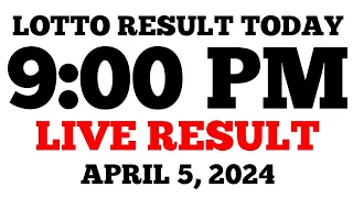 Lotto Result Today 9PM Draw April 5, 2024 Swertres Ez2 PCSO LIVE Result