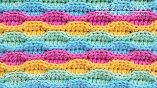 HOW to CROCHET WAVE STITCH - Stitchorama by Naztazia