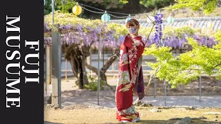 【Fuji Musume 〜The Wisteria Woman 〜】Performance by a traditional Japanese dancer