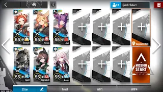 [Arknights] 5-2 Challenge Mode 3* Only 6 ops