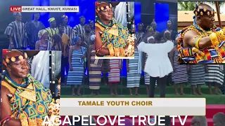 A  powerful  song from Tamale youth choir to NANA OSEI TUTU11