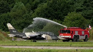 [4K] Airplane Spotting TaktLwG 71 Richthofen I New Alpha Jet (038) on Wittmund Air Base