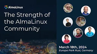 AlmaLinux Day Germany 2024 Keynote: The strength of the AlmaLinux Community