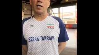 Sepak takraw antrenman