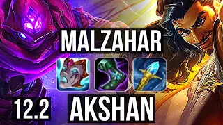 MALZAHAR vs AKSHAN (MID) | 6/1/13, Rank 5 Malz | EUW Master | 12.2