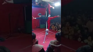 rising star of china gymnastic.chienes circus. acrobatic performance