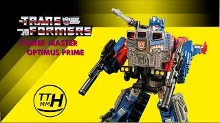Transformers G1 Power Master Optimus Prime w/ Apex Armor review (stop motion)