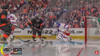 Philadelphia Flyers vs New York Rangers 4K! Full Game Highlights NHL 22 PS5 Gameplay