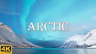 FLYING OVER ARCTIC (4K UHD) - Piano Relaxing Music With Beautiful Nature Films (4K Video Ultra HD)