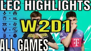 LEC Spring 2023 W2D1 Highlights ALL GAMES - AST vs MAD, TH vs XL, FNC vs BDS, VIT vs SK, G2 vs KOI