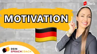 MOTIVATION ZUM DEUTSCHLERNEN💪🏻🇩🇪 (Deutsch lernen | Wortschatz |Grammatik | B1 | B2 | C1 ) #Shorts