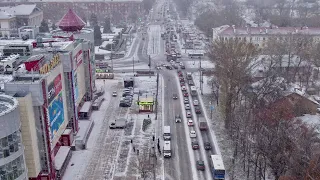Утренний разъезд на проспекте Кирова