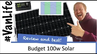 100w Budget DIY Campervan Flexible Solar Setup - How good is it?