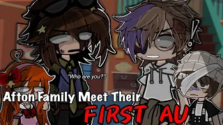 Afton Family Meet Their First Au || Gacha Club