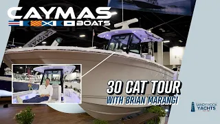 Is that a 30 Ft Catamaran from Caymas Boats?! | Caymas Comes to Sandy Hook Yachts