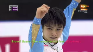 [ENG SUB] Spanish Commentary: Yuzuru Hanyu (JPN) SP - GPF 2015