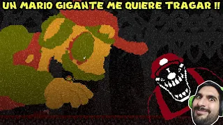 UN MARIO GIGANTE ME QUIERE TRAGAR !! - Videojuegos Aterradores MARIO.EXE con Pepe el Mago