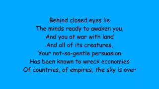 Serj Tankian - Sky Is Over w/ lyrics