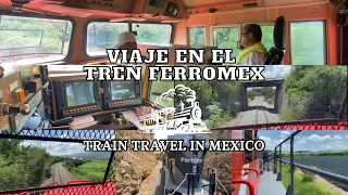 A bordo del tren Ferromex / trenes Mexico / Train Travel /Cab Ride