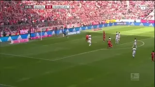Frank Ribery amazing goal in Bayern-Eintracht Frankfurt 2.04.2016