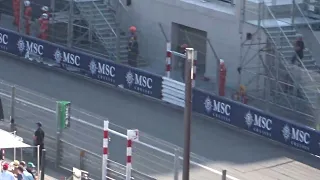 F1 Monaco 2023 - last moments of Q3 - Max flying through the Swimming Pool chicane