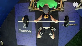 @NDFootball | Brock Wright Pro Day Compilation #IrishintheNFL (2021)