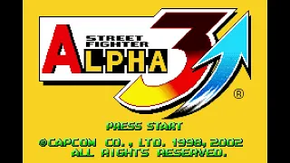 Street Fighter Alpha 3 [GBA]. Juli Playthrough. 60Fps.