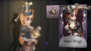 Kamaty Moon “Paper Wings” Toy Merchant Crossover Skin Gameplay | Identity V