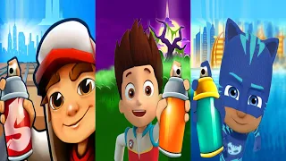 Subway Surfers Seattle 2020 vs Paw Patrol Runner vs PJ Masks Gameplay HD