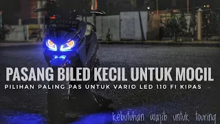 VARIO 110 FI. Paling cocok pakai biled Mini, biled kecil terang dan MURAH ! EMPEROR 1,8 inch