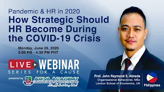Pandemic & HR in 2020: How Strategic Should HR Become During the COVID-19 Crisis