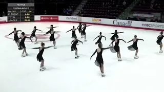 2023 Canadian Tire National Skating Championships. Junior Synchro SP. NEXXICE