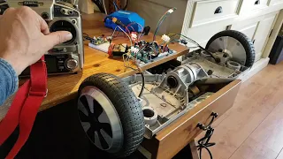 HoverBOT | Hoverboard hack - RC Control established.